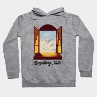 Engelberg-Titlis ski poster Hoodie